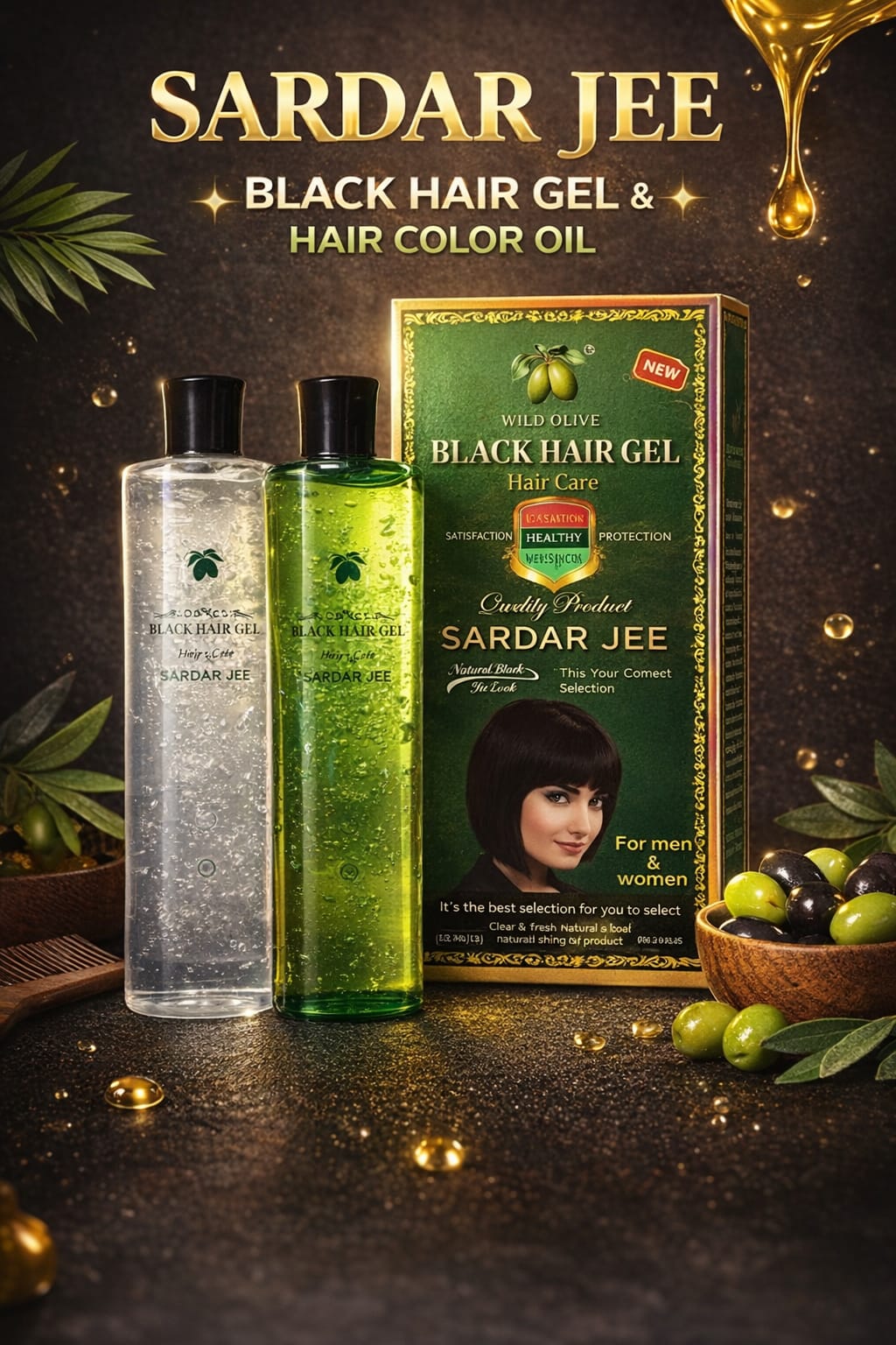 Sardarjee Hair Colour Gel – Best Hair & Beard Color for Men in Pakistan