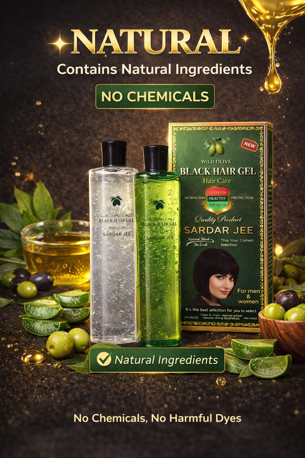 Sardarjee Hair color gel - 5 mins color guarantee